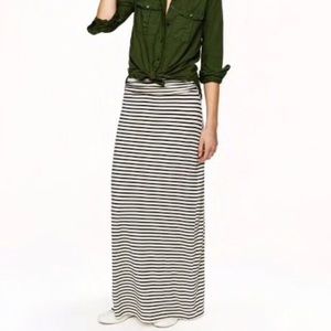 J.Crew Maxi Skirt In Stripe